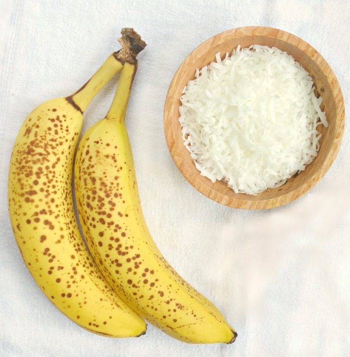 Banana and Coconut shavings