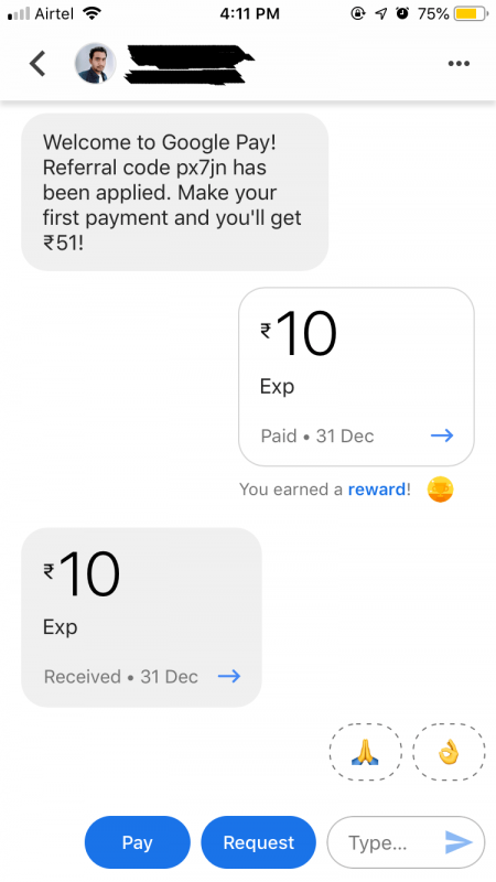 Send and receive money on google pay