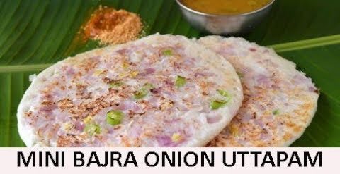 Mini Bajra Onion Uttapam