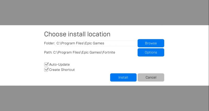 fortnite install path