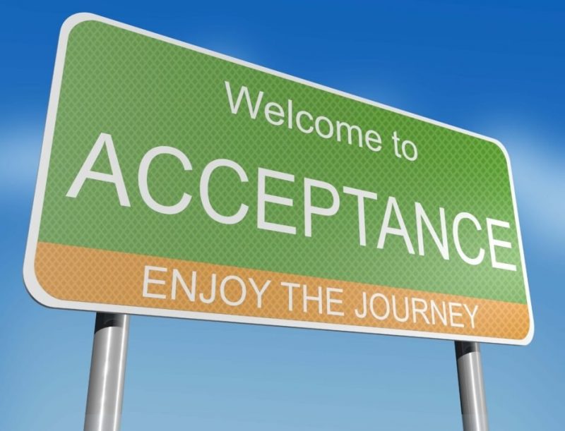 Welcome to acceptance Enjoy the journey