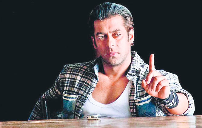 Scene of Salman Khan saying the Famous dialogue from the movie Wanted