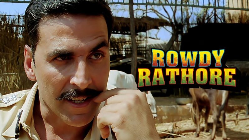 Scene of Akshay Kumar saying the Famous dialogue from the movie Rowdy Rathore
