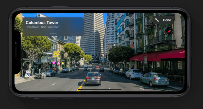Look Around feature in Apple Maps