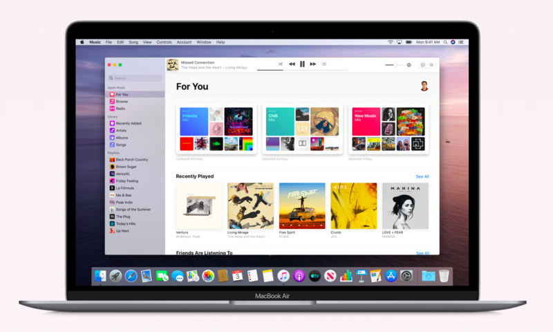 Apple Music App on MacOS Catalina