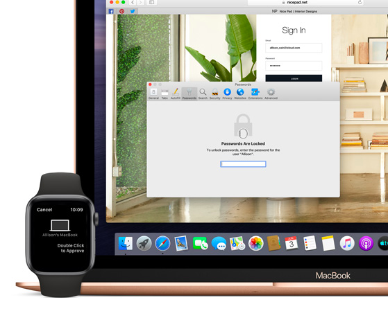 Approve with Apple Watch on macOS