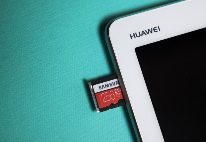 The ban prevented Huawei from using microSD card on their devices