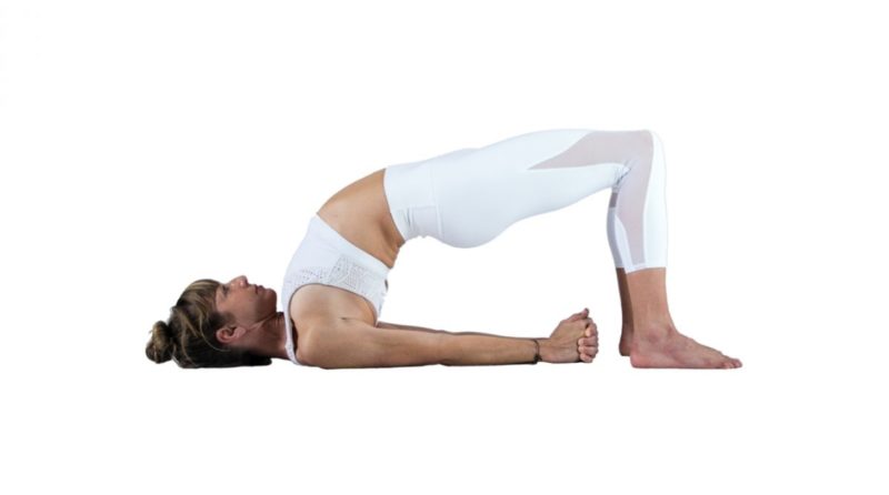 Bridge pose (Setu bandha Sarvangasana) yoga pose
