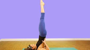 Shoulder stand (Sarvangasana) yoga pose