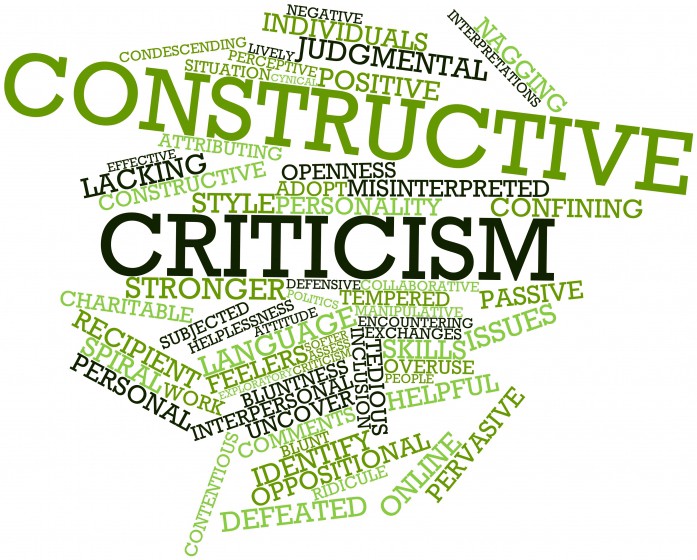 Constructive Criticism