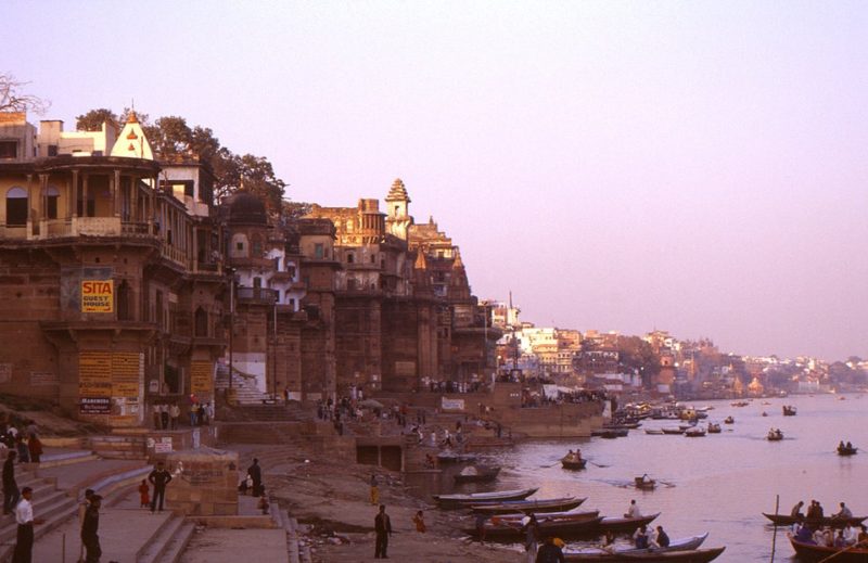 The Indian city of Varanasi is situated on the banks of the sacred Ganges River
