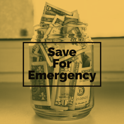 Save some money for emergencies