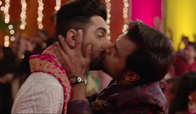 shubh mangal zyada saavdhan kissing scene