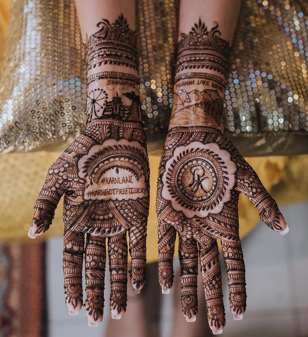 18 Mehndi Designs To Modernise The Traditional Paisley This Wedding Season  - Elle India