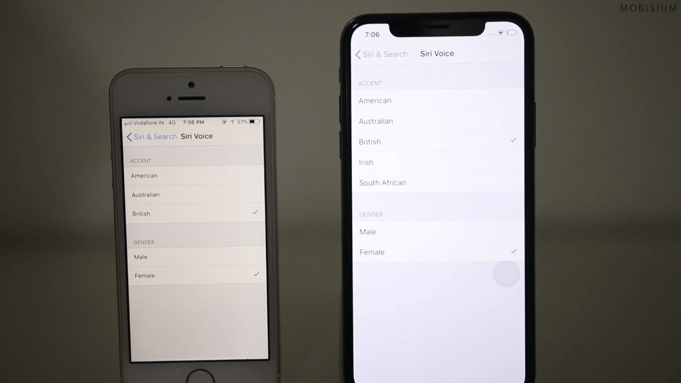 iOS 12 siri languages